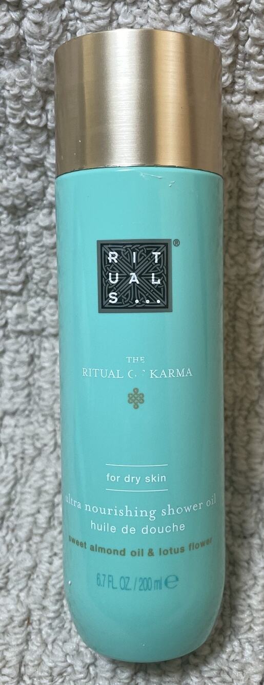 Rituals Ultra Nourishing Shower Oil NEW Full Size Lotus Flower Sweet Almond Oil